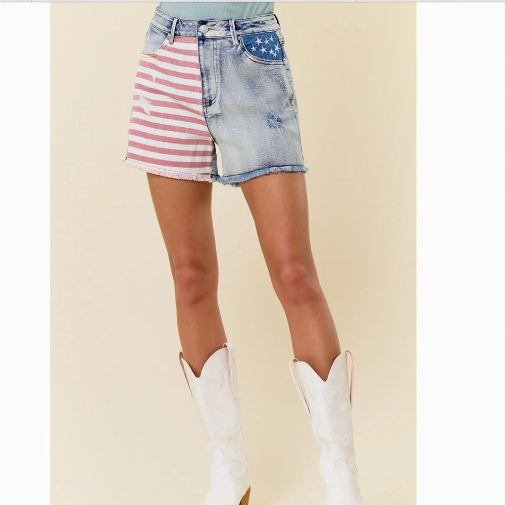 Saints N Hearts “ Delaware “ Saints N Hearts Star Spangled Banner Shorts